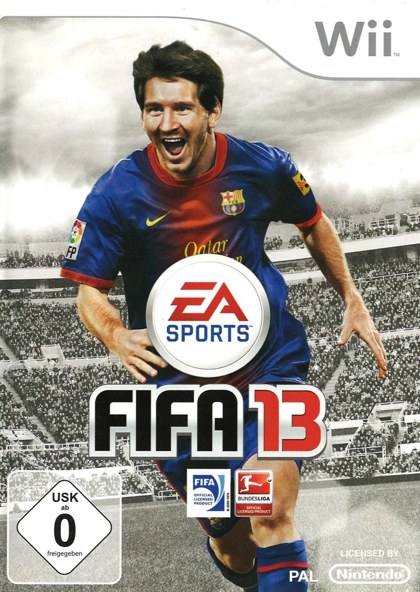 spons Alaska Vijftig Fifa 13 EA Sports Fußball Bundesliga Nintendo Wii Wii U