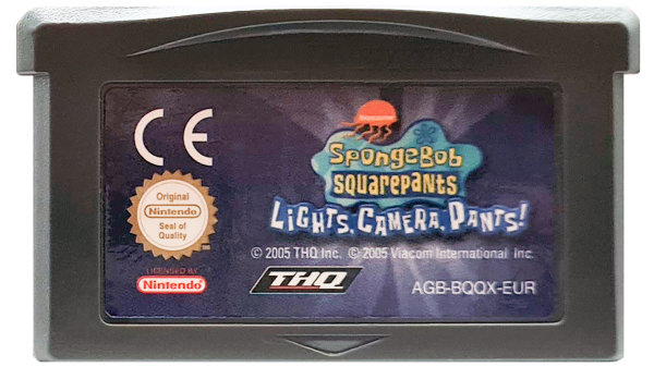 Spongebob Schwammkopf Licht, Kamera, Hosen! THQ Nintendo Game Boy Advance GBA SP DS Lite