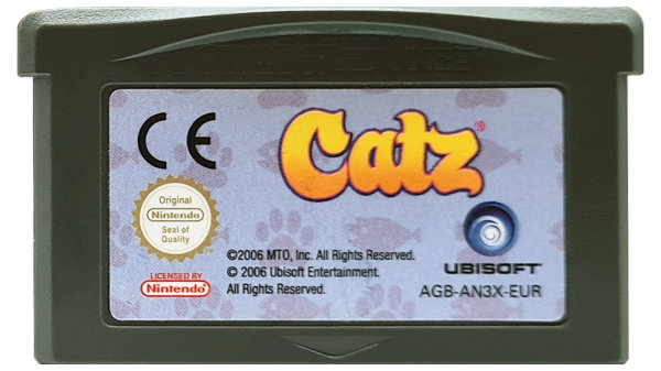 Catz Ubisoft Katzen Nintendo Game Boy Advance GBA SP DS Lite