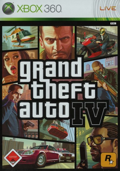 Grand Theft Auto IV GTA 4 Rockstar Microsoft Xbox 360 One Series