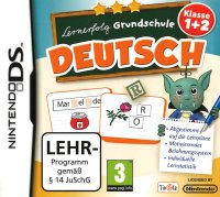Lernerfolg Grundschule Deutsch Klasse 1+2 Tivola Nintendo DS DSL DSi 3DS 2DS NDS NDSL