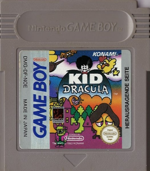 Kid Dracula Konami Nintendo Gameboy GB GBP GBC GBA