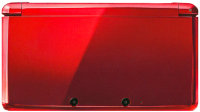 Nintendo 3DS Handheld-Spielkonsole Metallic Rot Zustand Gut