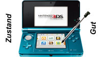 Nintendo 3DS Handheld Aqua Blue Aqua Blau Zustand Gut