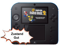 Nintendo 2DS Schwarz/Blau Mario Bros 2 Edition - Zustand:...