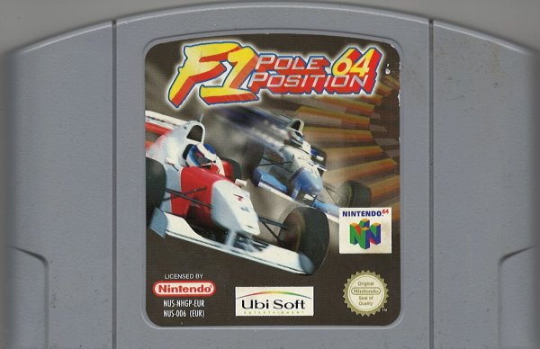F1 Pole Position 64 Nintendo 64 1997 N64 Ubi Soft PAL Formel 1