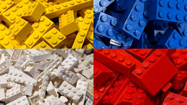 Lego Mix In 4 Verschiedenen Farben
