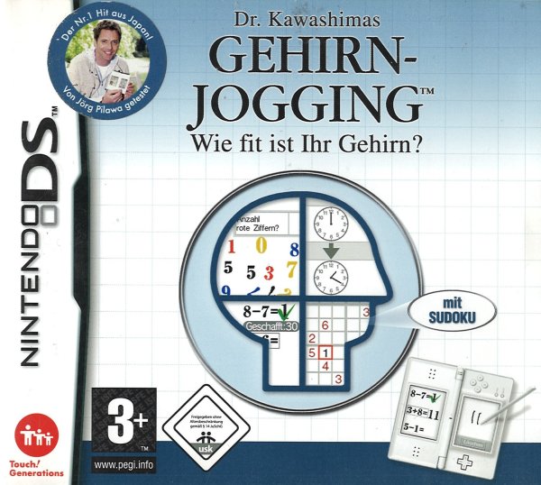 Dr Kawashimas Gehirn Jogging Nintendo DS DSi 3DS 2DS