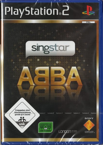 Singstar Abba Edition NEU Sealed Eye Toy Sony Playstation 2 PS2