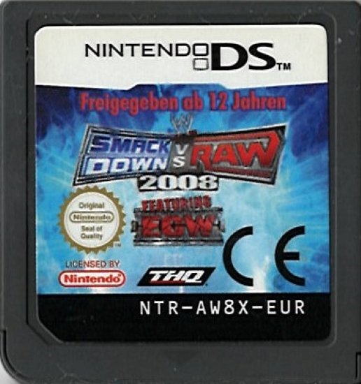 Smack Down VS Raw 2008 Nintendo DS DS Lite DSi 3DS 2DS