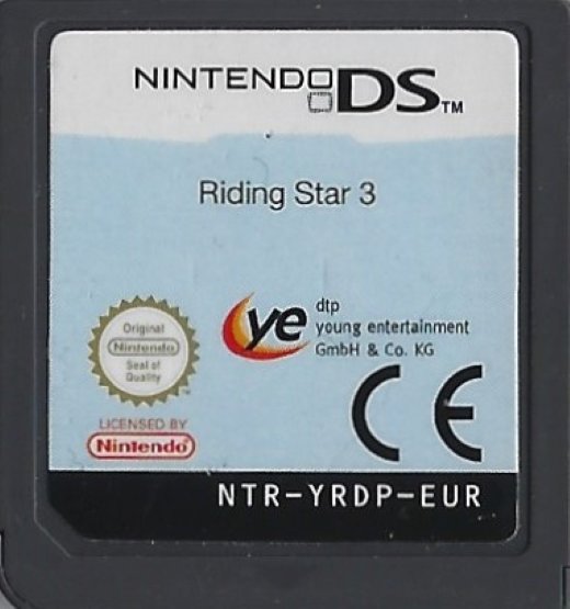 Riding Star 3 ye dtp young entertainment Nintendo DS DS Lite Dsi 3DS 2DS