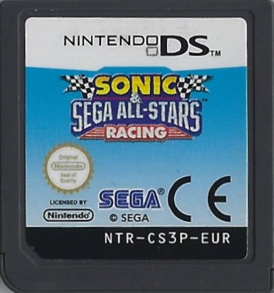 Sonic & Sega All - Stars Racing  Nintendo DS DSL DSi 3DS 2DS NDS NDSL