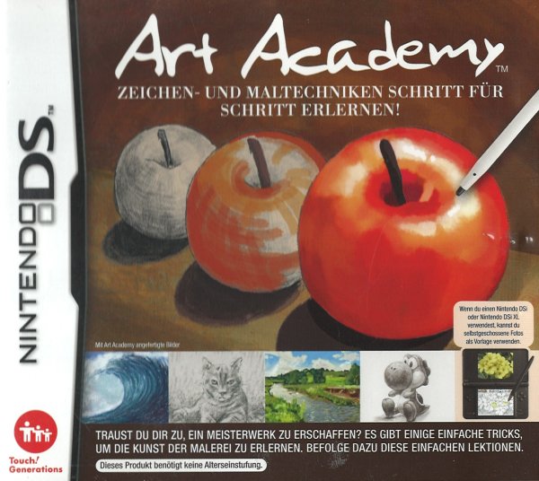 Art Academy 10 Lektionen Nintendo DS DSL DSi 3DS 2DS NDS NDSL