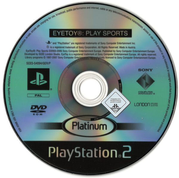 Eye Toy Play Sports London Studio Sony PlayStation 2 PS2