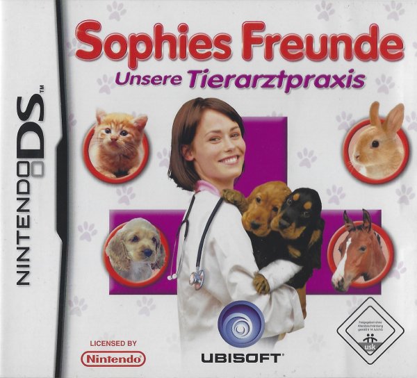 Sophies Freunde Unsere Tierarztpraxis Imagine Pet Vet Ubisoft Nintendo DS DSL DSi 3DS 2DS NDS NDSL