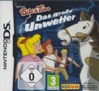 Bibi &amp; Tina Das Gro&szlig;e Unwetter Kiddinx Nintendo DS DSL DSi 3DS 2DS NDS NDSL