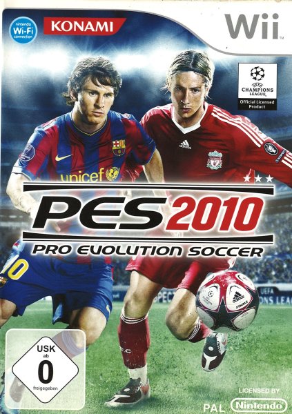 Pro Evolution Soccer 2010 PES Konami Nintendo Wii Wii U
