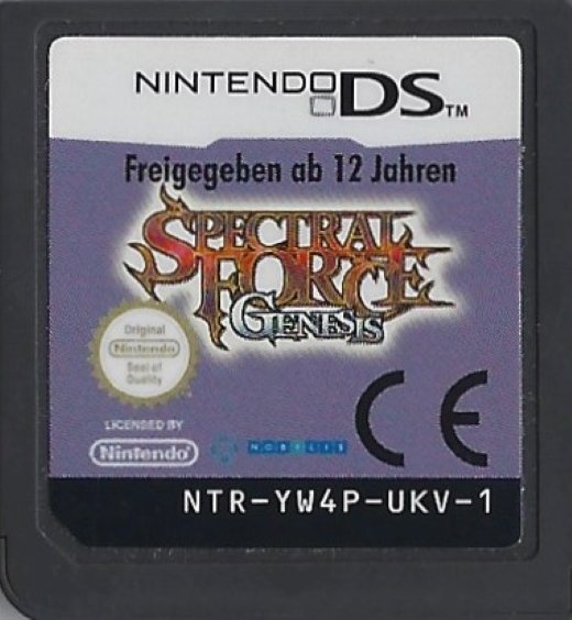 Spectral Force Genesis Nobilis Nintendo DS DSL DSi 3DS 2DS NDS NDSL