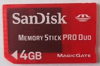 Memory Stick Pro Duo MS Duo 1GB/2 GB/4GB Sony Playstation...