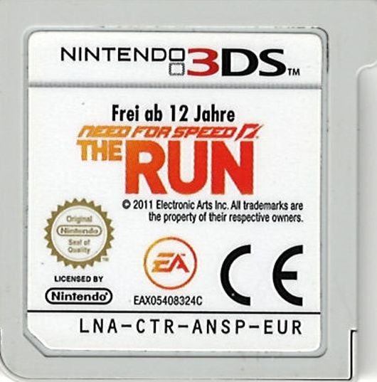 Need for Speed The Run EA Nintendo 3DS 2DS