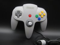 Nintendo 64 Controller Original Grau N64 Joystick Top