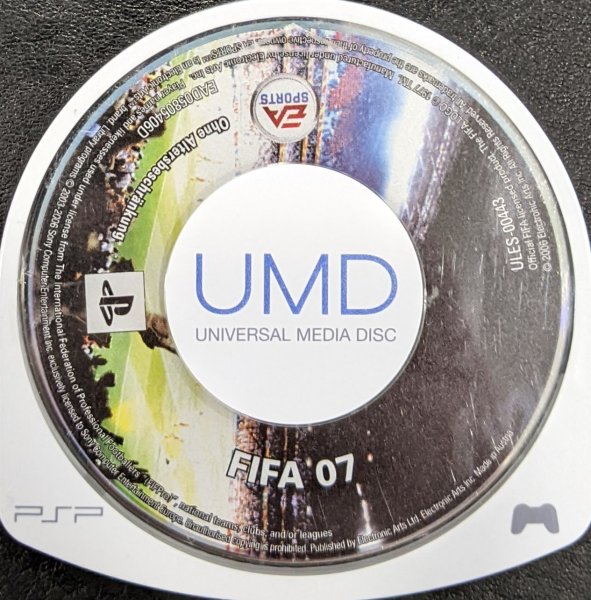 FIFA 07 Electronic Arts EA Sony PlayStation Portable PSP