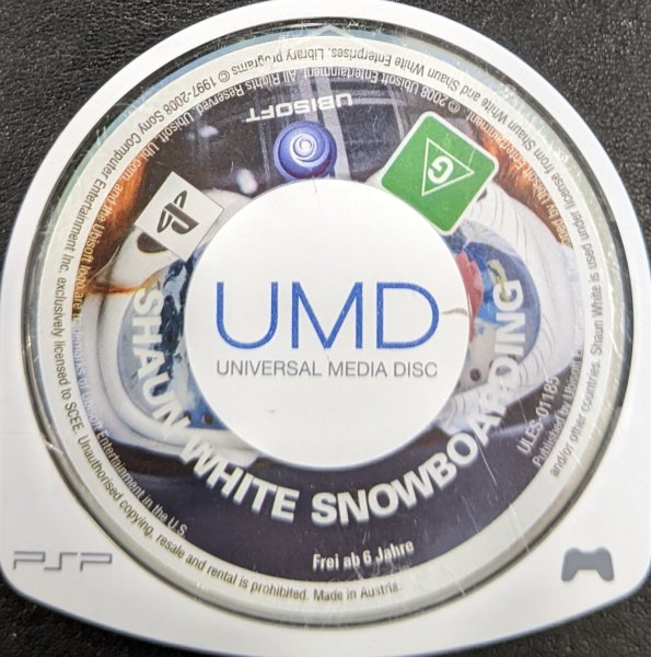 Shaun White Snowboarding Ubisoft Bink Sony PlayStation Portable PSP