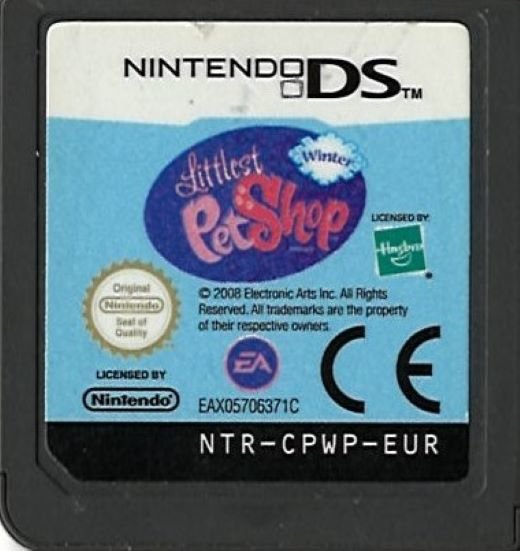 littlest Pet Shop Winter Hasbro Electronic Arts Nintendo DS DSL DSi 3DS 2DS NDS NDSL