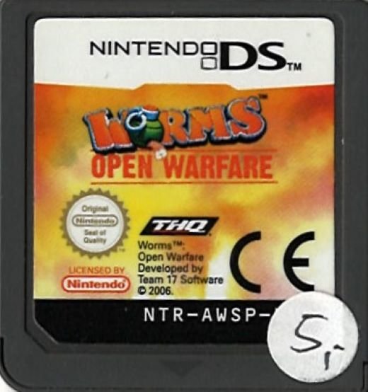 Worms Open Warfare THQ Team 17 Nintendo DS DSL DSi 3DS 2DS NDS NDSL