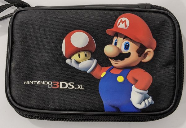 Original 3DS XL Mario Schwarz